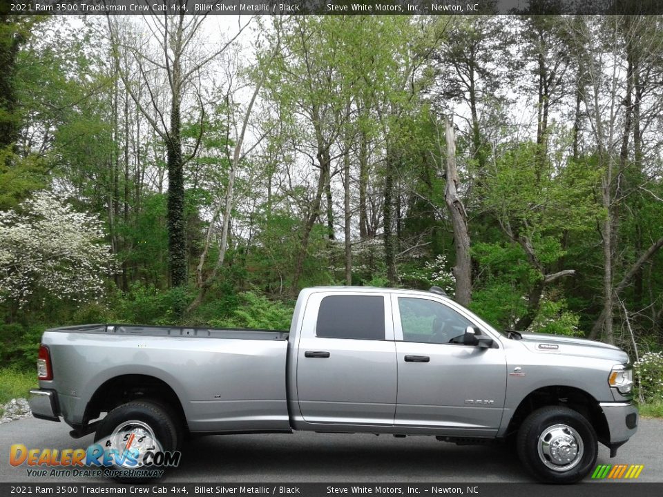 2021 Ram 3500 Tradesman Crew Cab 4x4 Billet Silver Metallic / Black Photo #5