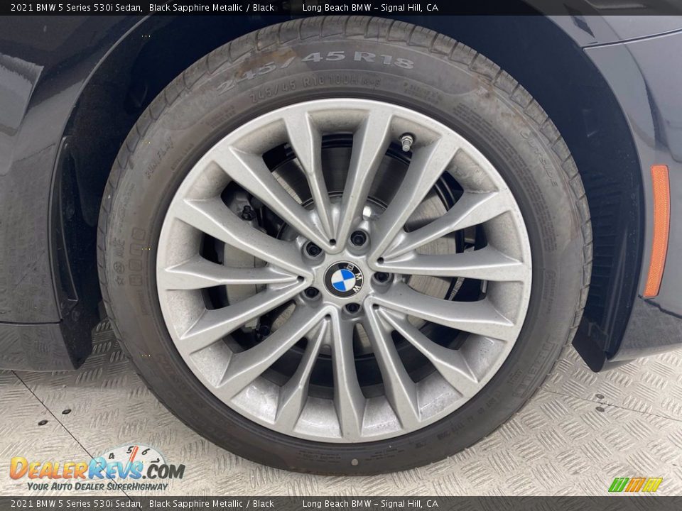 2021 BMW 5 Series 530i Sedan Black Sapphire Metallic / Black Photo #3