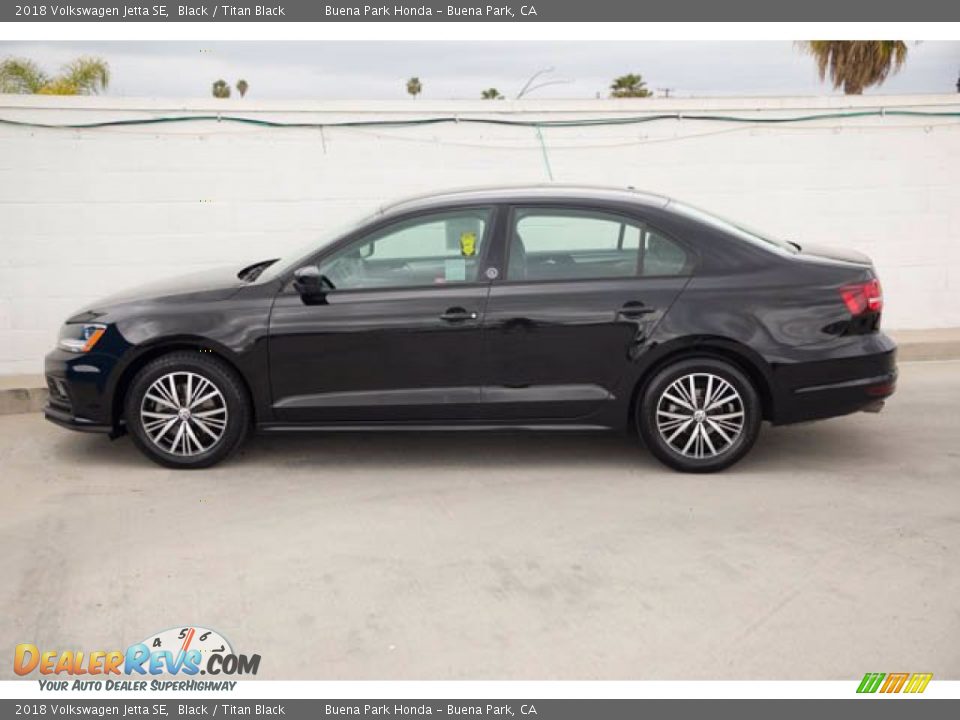 Black 2018 Volkswagen Jetta SE Photo #8