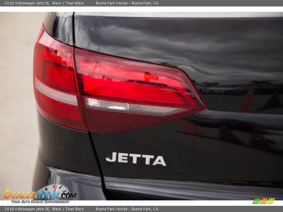 2018 Volkswagen Jetta SE Black / Titan Black Photo #10