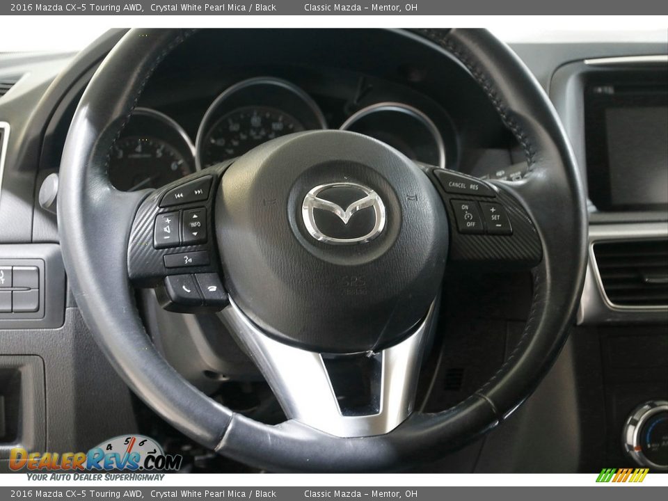 2016 Mazda CX-5 Touring AWD Crystal White Pearl Mica / Black Photo #7
