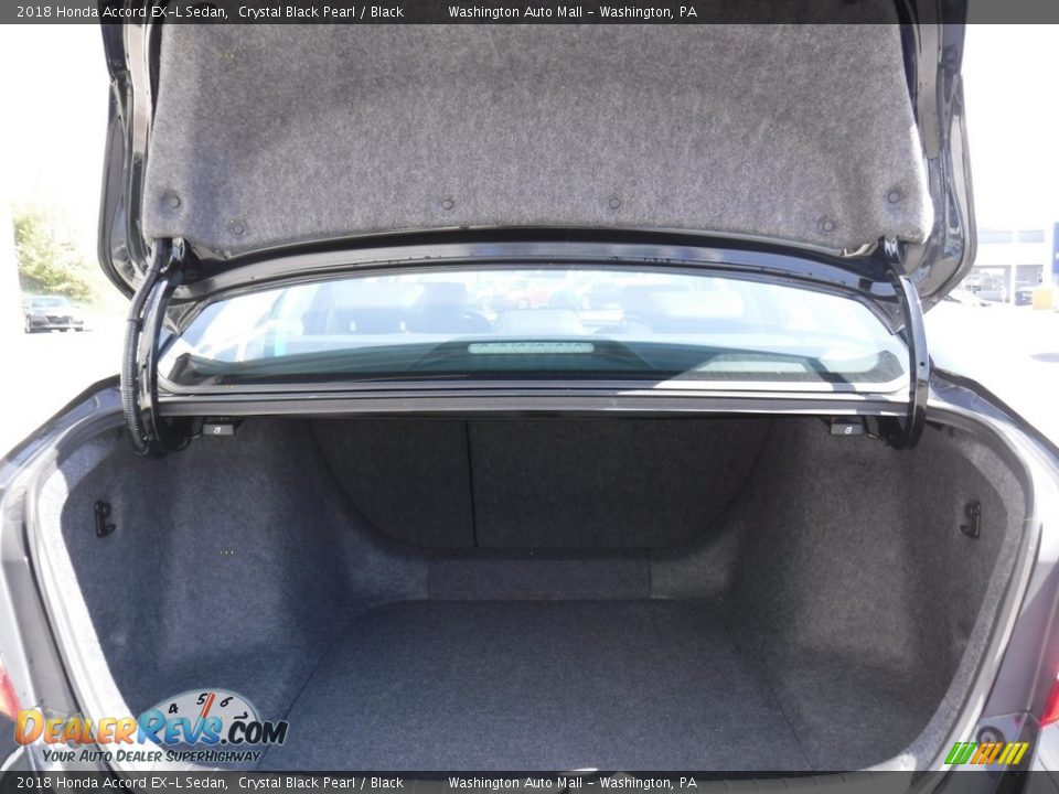 2018 Honda Accord EX-L Sedan Crystal Black Pearl / Black Photo #26