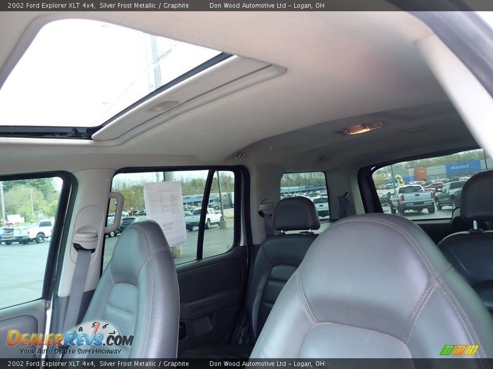 2002 Ford Explorer XLT 4x4 Silver Frost Metallic / Graphite Photo #2