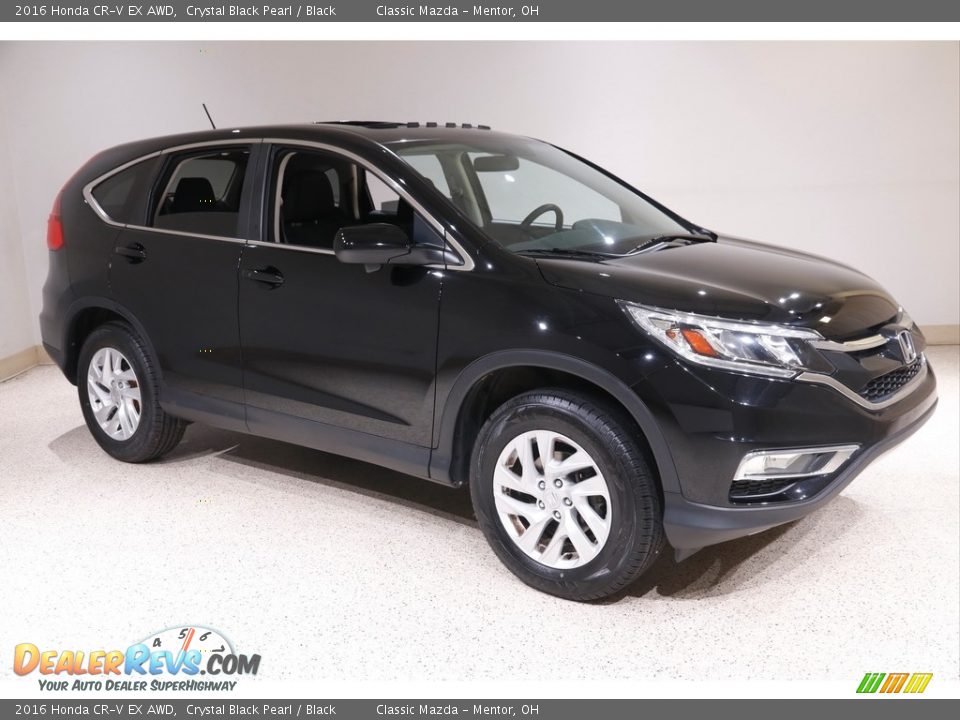 2016 Honda CR-V EX AWD Crystal Black Pearl / Black Photo #1
