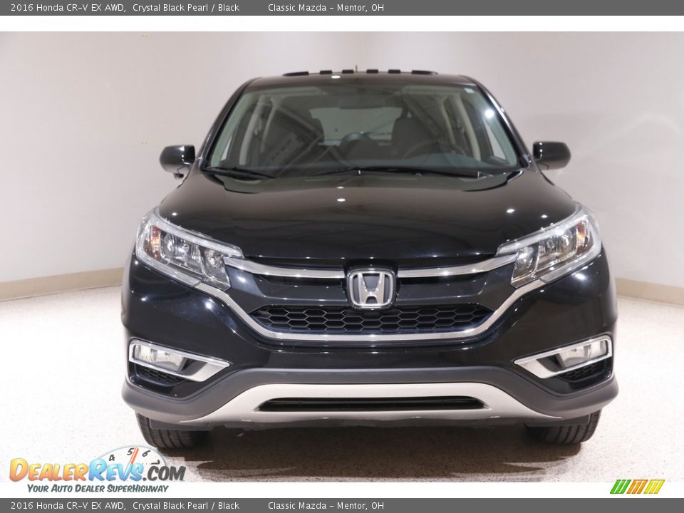 2016 Honda CR-V EX AWD Crystal Black Pearl / Black Photo #2