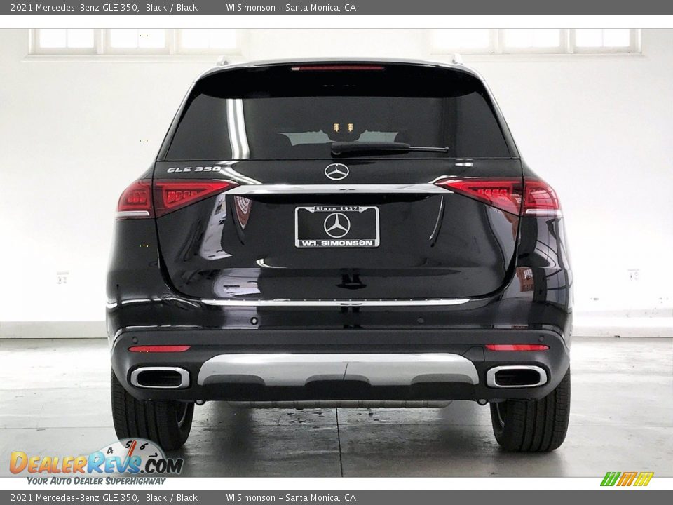 2021 Mercedes-Benz GLE 350 Black / Black Photo #3