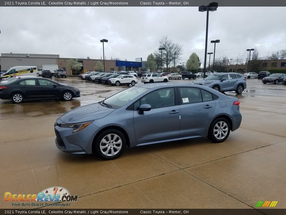 2021 Toyota Corolla LE Celestite Gray Metallic / Light Gray/Moonstone Photo #1