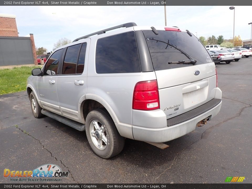 2002 Ford Explorer XLT 4x4 Silver Frost Metallic / Graphite Photo #9