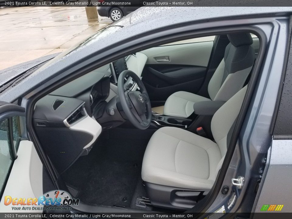 2021 Toyota Corolla LE Celestite Gray Metallic / Light Gray/Moonstone Photo #3