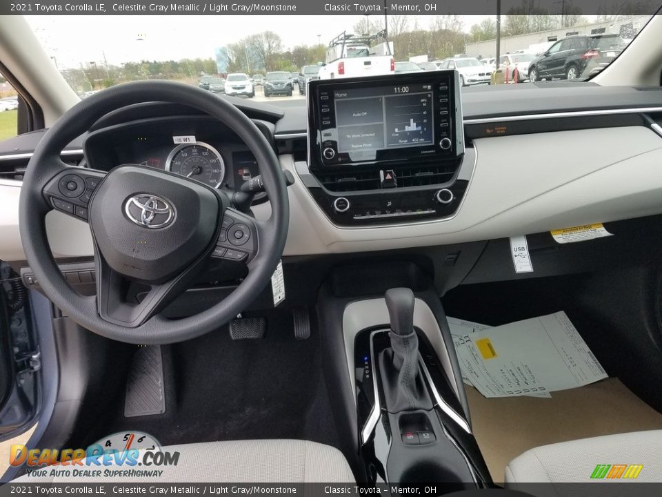 2021 Toyota Corolla LE Celestite Gray Metallic / Light Gray/Moonstone Photo #4