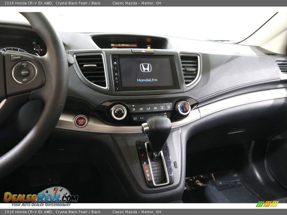 2016 Honda CR-V EX AWD Crystal Black Pearl / Black Photo #10