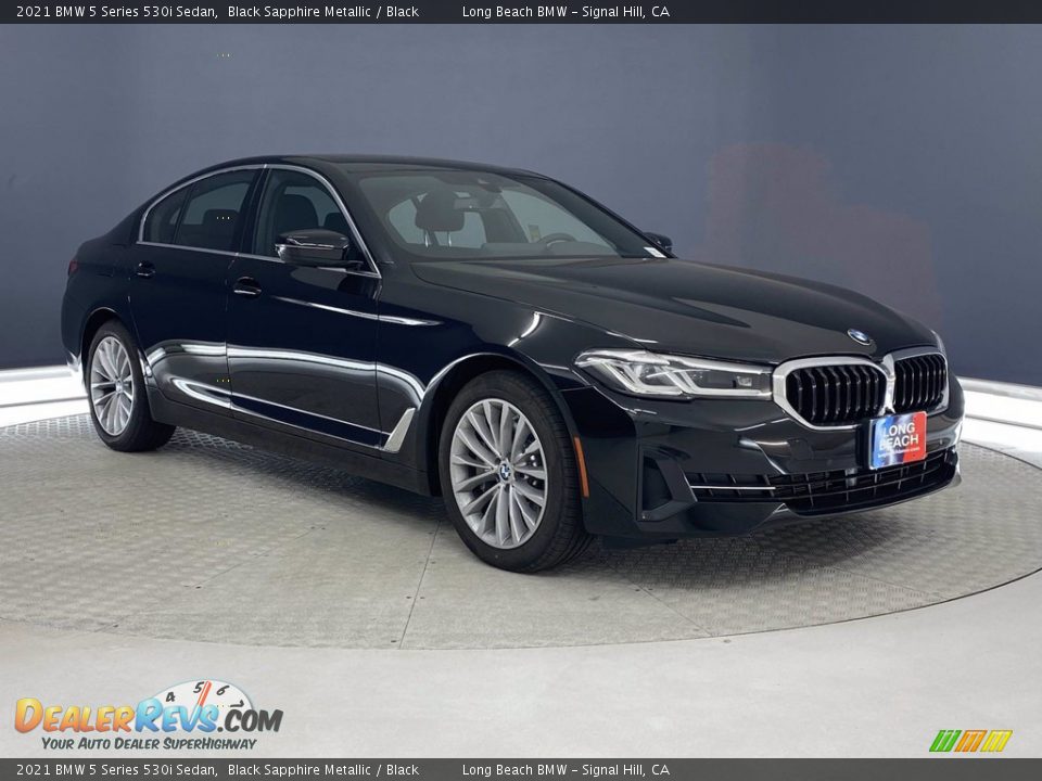 2021 BMW 5 Series 530i Sedan Black Sapphire Metallic / Black Photo #27