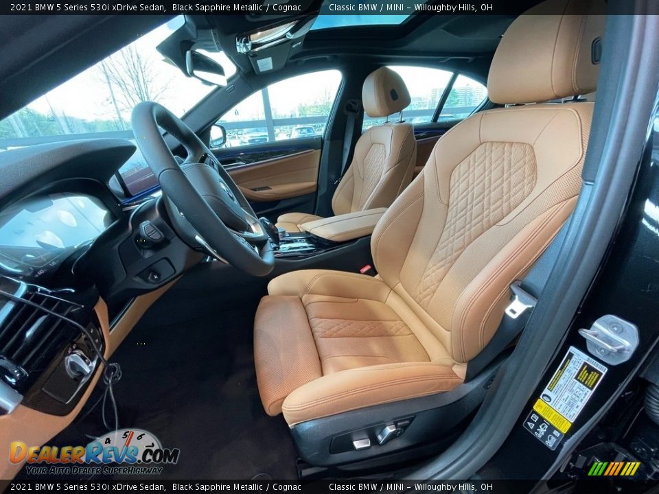Cognac Interior - 2021 BMW 5 Series 530i xDrive Sedan Photo #4