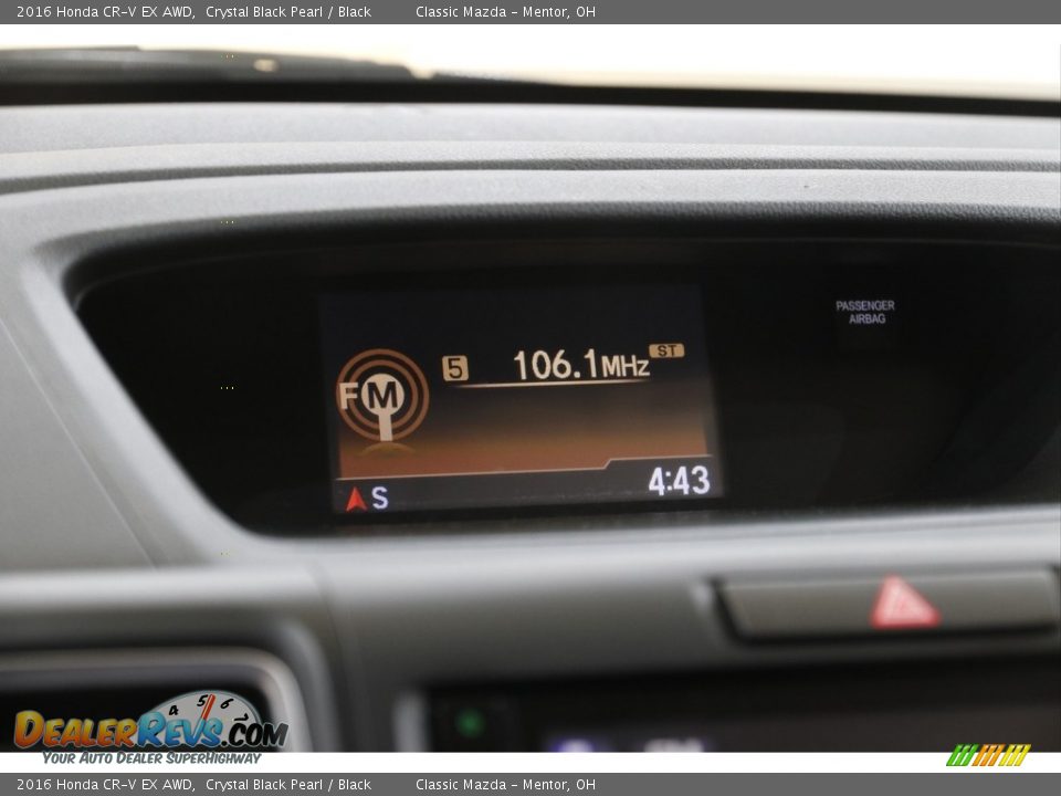 2016 Honda CR-V EX AWD Crystal Black Pearl / Black Photo #12