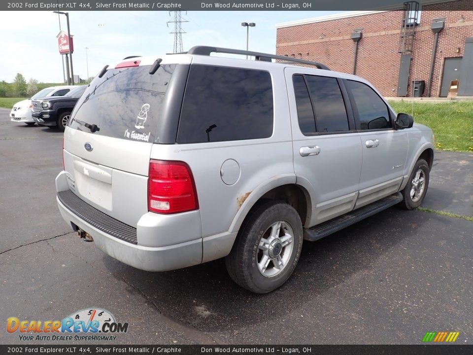 2002 Ford Explorer XLT 4x4 Silver Frost Metallic / Graphite Photo #13