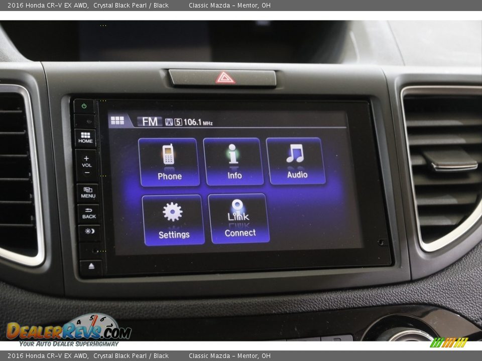 2016 Honda CR-V EX AWD Crystal Black Pearl / Black Photo #14