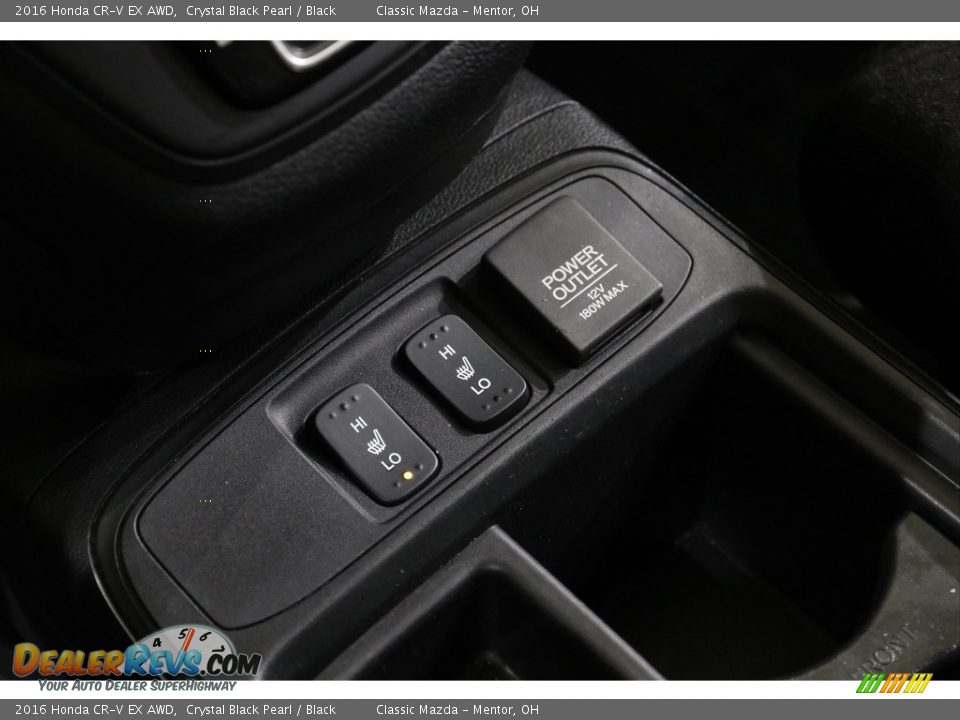 2016 Honda CR-V EX AWD Crystal Black Pearl / Black Photo #18