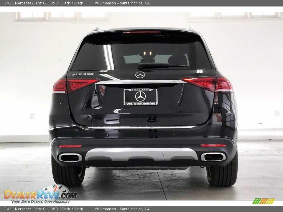 2021 Mercedes-Benz GLE 350 Black / Black Photo #3