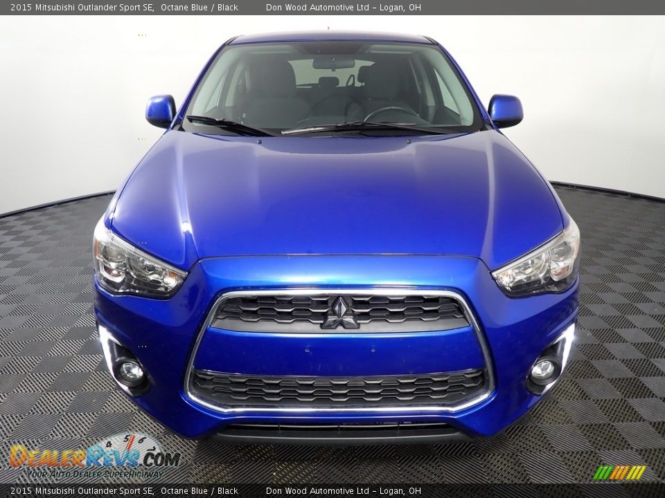 2015 Mitsubishi Outlander Sport SE Octane Blue / Black Photo #5