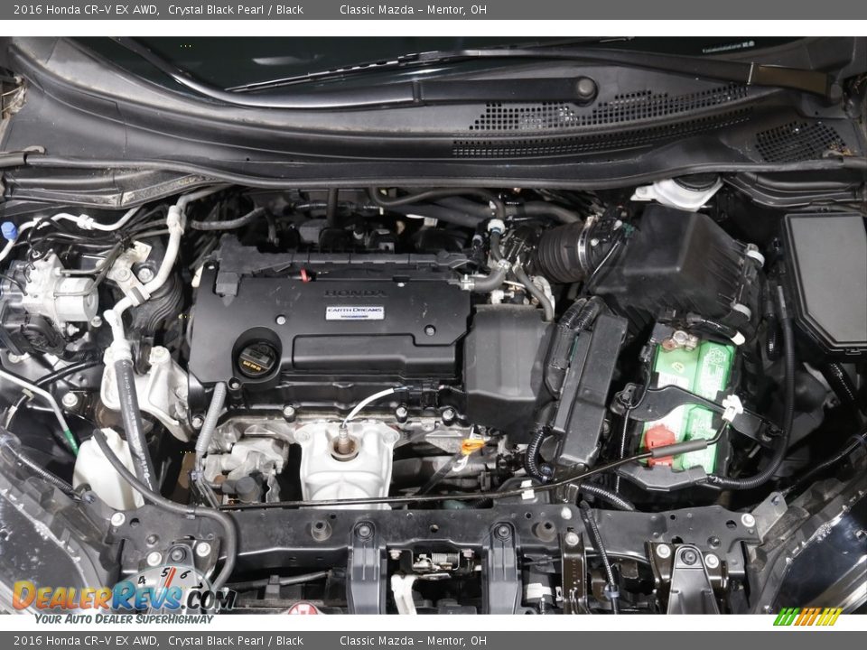 2016 Honda CR-V EX AWD Crystal Black Pearl / Black Photo #23