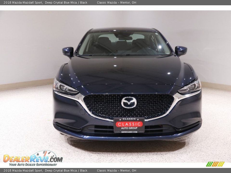 2018 Mazda Mazda6 Sport Deep Crystal Blue Mica / Black Photo #2