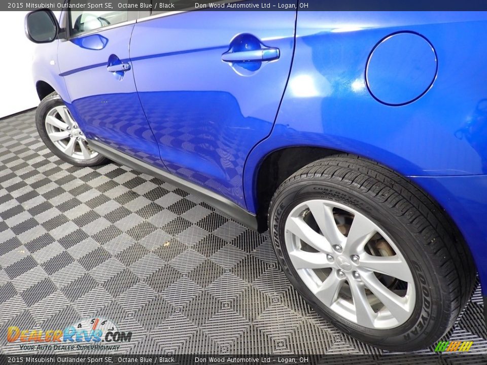 2015 Mitsubishi Outlander Sport SE Octane Blue / Black Photo #10