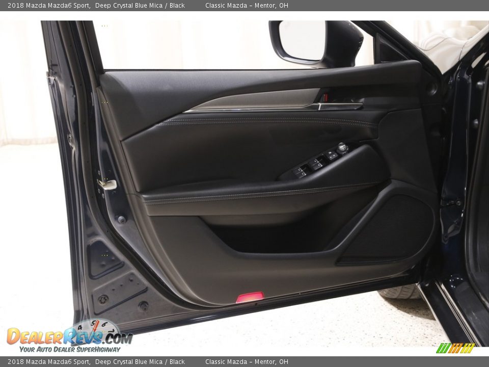 2018 Mazda Mazda6 Sport Deep Crystal Blue Mica / Black Photo #4