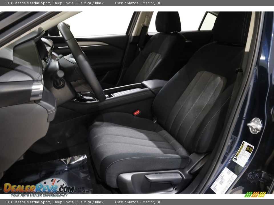 2018 Mazda Mazda6 Sport Deep Crystal Blue Mica / Black Photo #5
