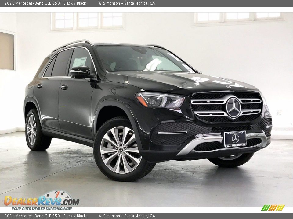 2021 Mercedes-Benz GLE 350 Black / Black Photo #12