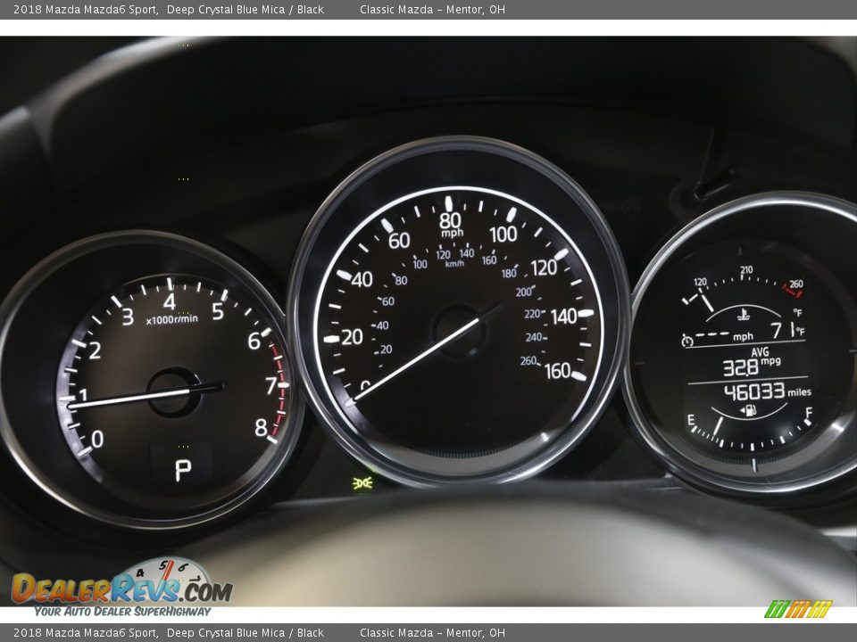 2018 Mazda Mazda6 Sport Deep Crystal Blue Mica / Black Photo #8