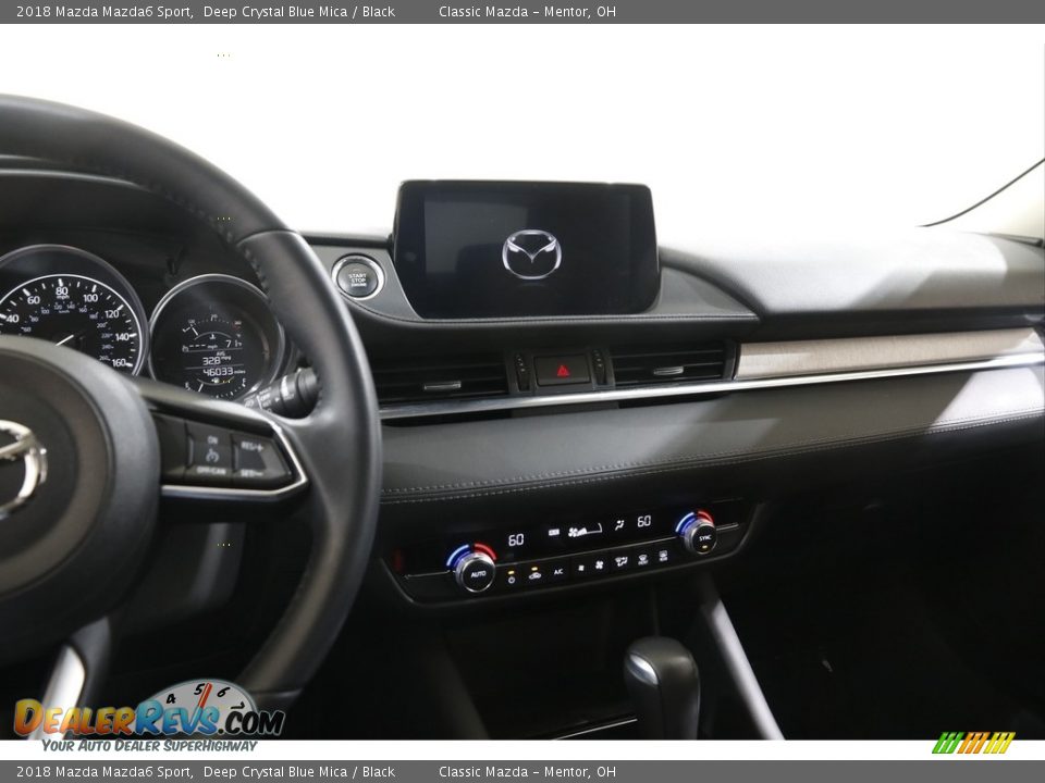 2018 Mazda Mazda6 Sport Deep Crystal Blue Mica / Black Photo #9