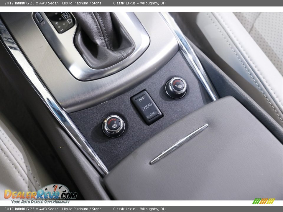 Controls of 2012 Infiniti G 25 x AWD Sedan Photo #14