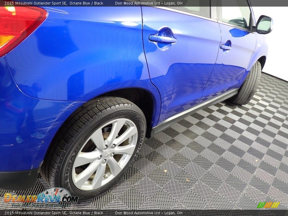 2015 Mitsubishi Outlander Sport SE Octane Blue / Black Photo #16