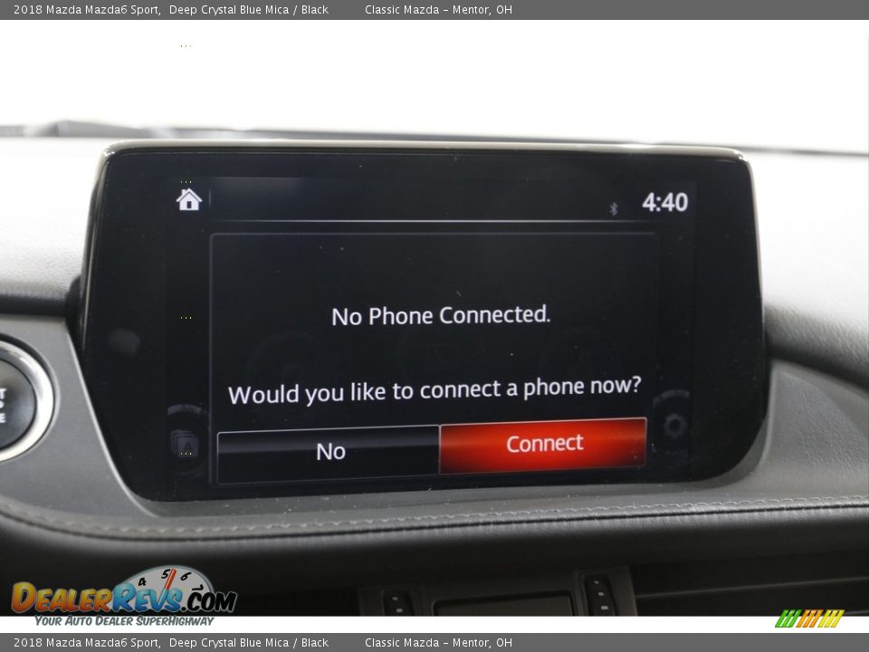 2018 Mazda Mazda6 Sport Deep Crystal Blue Mica / Black Photo #10