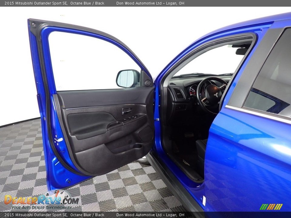 2015 Mitsubishi Outlander Sport SE Octane Blue / Black Photo #17