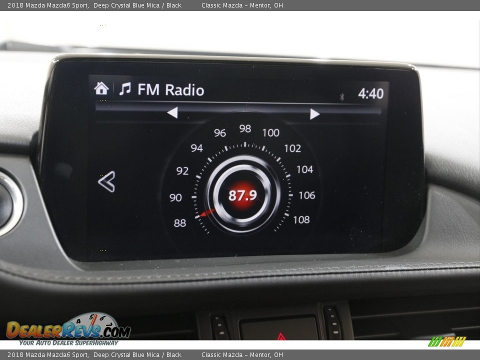 2018 Mazda Mazda6 Sport Deep Crystal Blue Mica / Black Photo #11