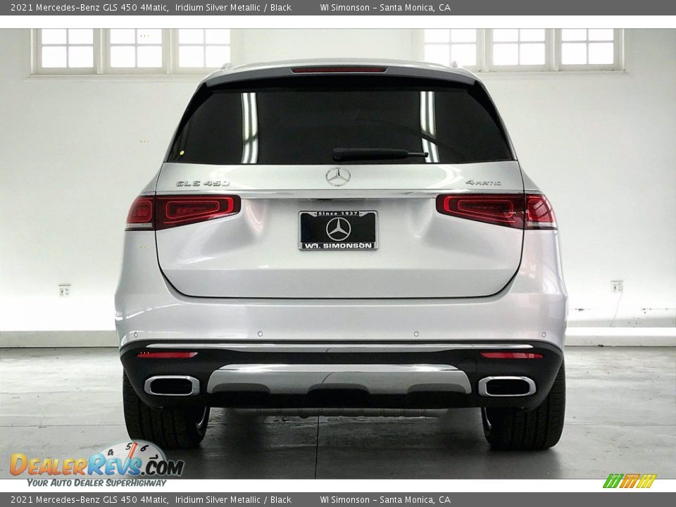 2021 Mercedes-Benz GLS 450 4Matic Iridium Silver Metallic / Black Photo #3