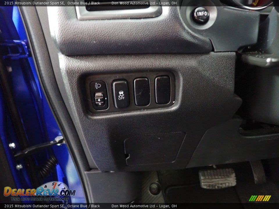 2015 Mitsubishi Outlander Sport SE Octane Blue / Black Photo #19