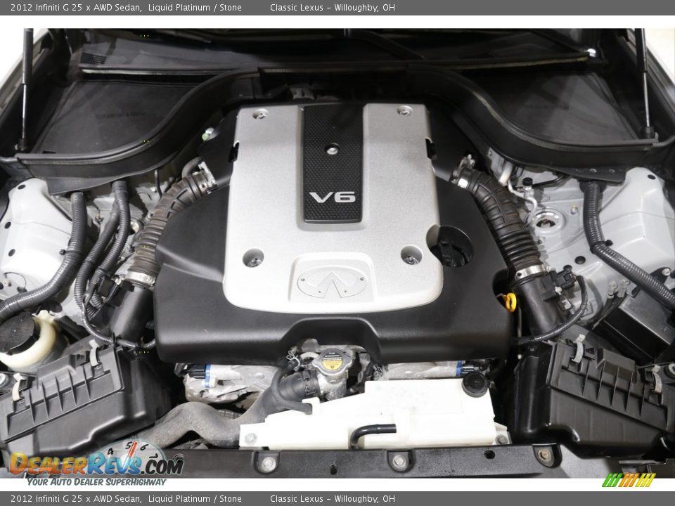 2012 Infiniti G 25 x AWD Sedan 2.5 Liter DOHC 24-Valve CVTCS V6 Engine Photo #19