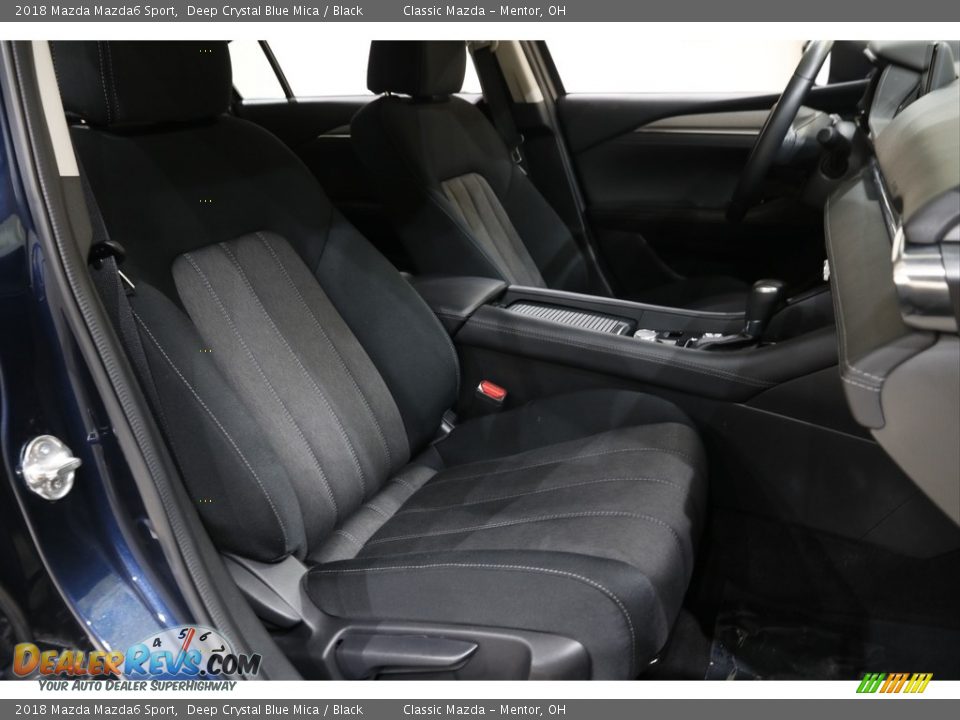 2018 Mazda Mazda6 Sport Deep Crystal Blue Mica / Black Photo #14