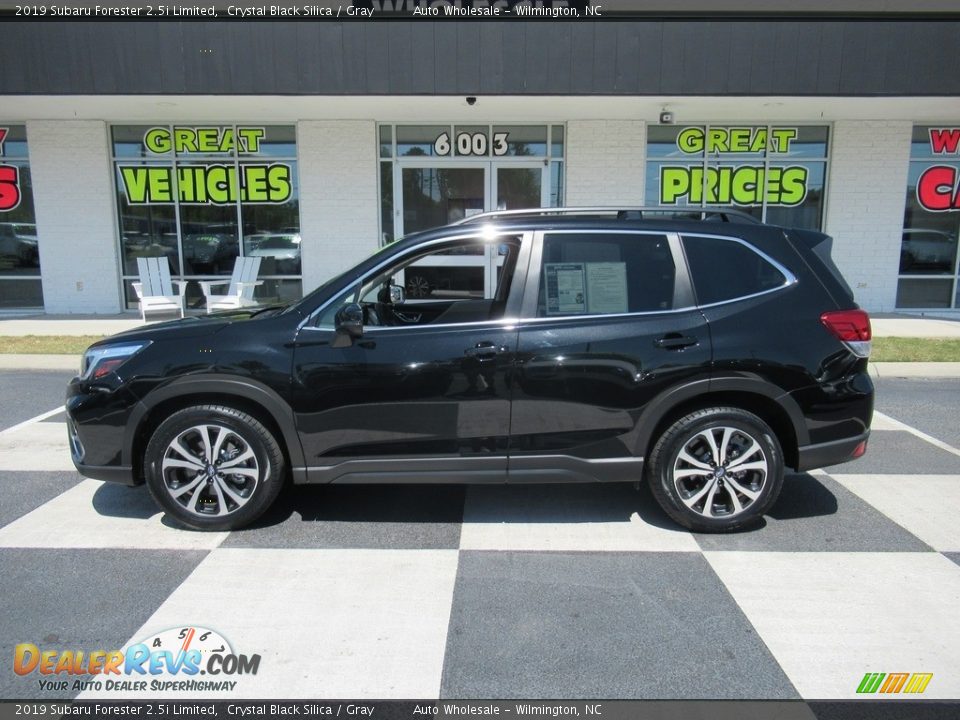 2019 Subaru Forester 2.5i Limited Crystal Black Silica / Gray Photo #1