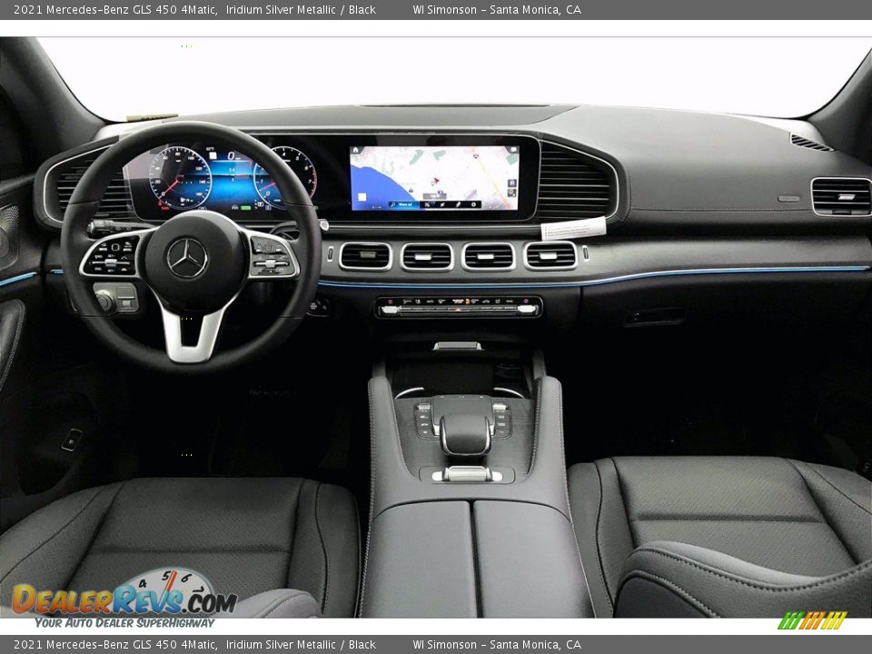 2021 Mercedes-Benz GLS 450 4Matic Iridium Silver Metallic / Black Photo #6