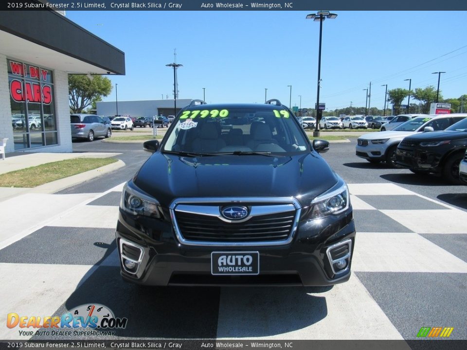 2019 Subaru Forester 2.5i Limited Crystal Black Silica / Gray Photo #2