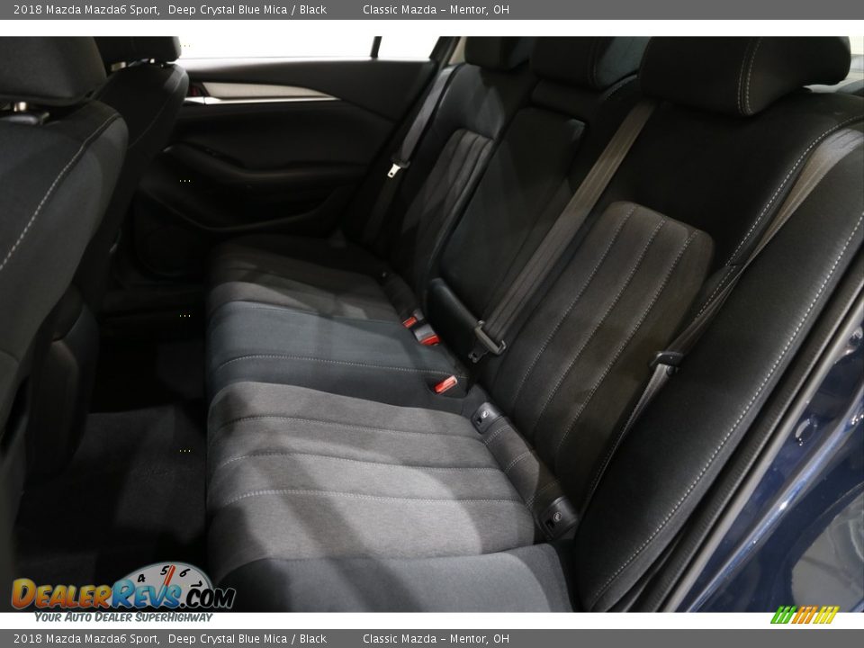 2018 Mazda Mazda6 Sport Deep Crystal Blue Mica / Black Photo #16