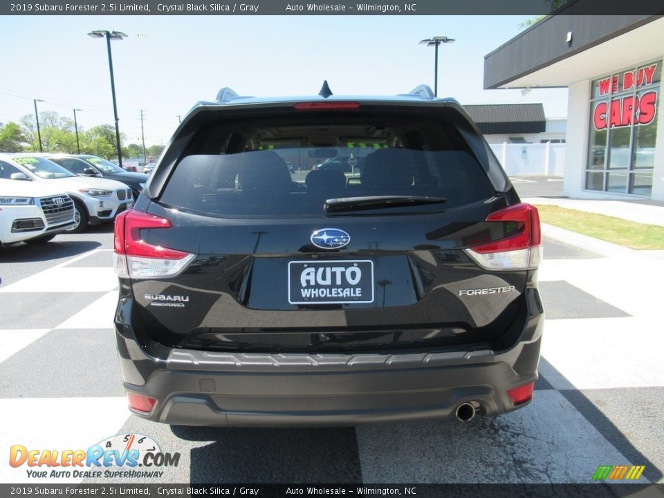 2019 Subaru Forester 2.5i Limited Crystal Black Silica / Gray Photo #4