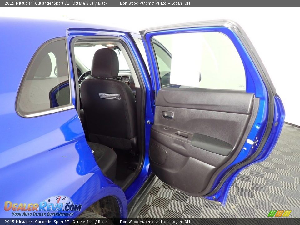 2015 Mitsubishi Outlander Sport SE Octane Blue / Black Photo #26