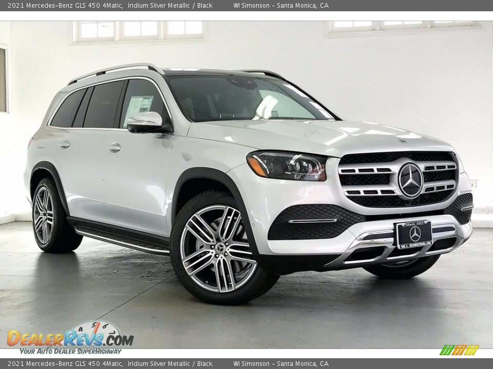 2021 Mercedes-Benz GLS 450 4Matic Iridium Silver Metallic / Black Photo #12