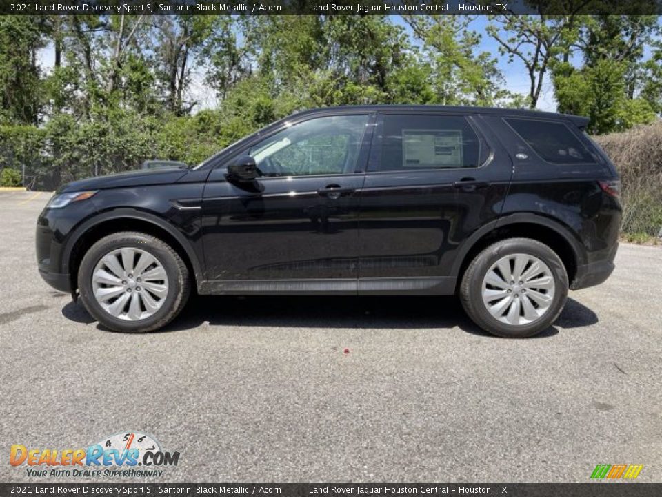 2021 Land Rover Discovery Sport S Santorini Black Metallic / Acorn Photo #6