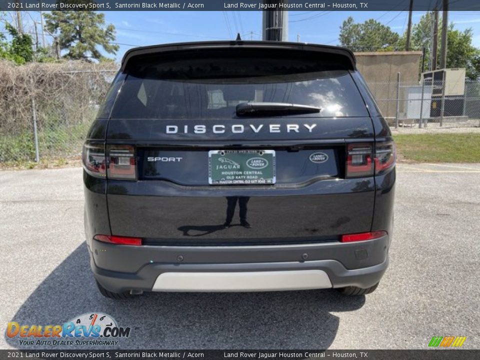 2021 Land Rover Discovery Sport S Santorini Black Metallic / Acorn Photo #7