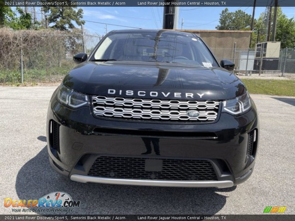 2021 Land Rover Discovery Sport S Santorini Black Metallic / Acorn Photo #8